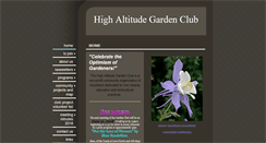 Desktop Screenshot of highaltitudegardenclub.com